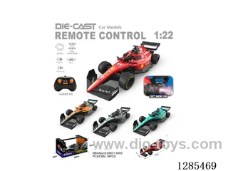 1:22 RC Spray Die-Cast Formula Car included battery 4 colors