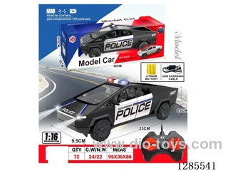 1:18 4ch RC Car, Tesla, Black (Battery Included)