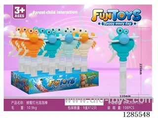 Crab Bubble Wand with Lights 12PCS
