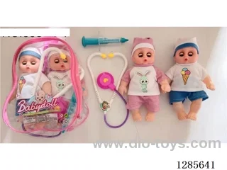 2*14-inch IC Dolls with doctor set
