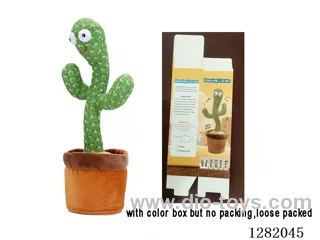 Electric Dancing Cactus(with color box but no packing,loose packed)