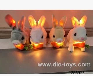 rabbit with light，12pcs/bag