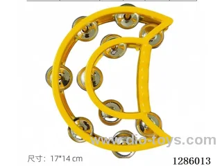 Plastic rattle percussion instrument