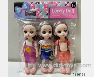 3pcs 6 inch doll