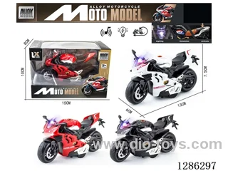 1:14 pull back alloy motorcycles （W L/M）