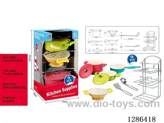 9PCS Stainless Steel Tableware Set