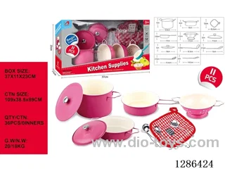 11PCS Stainless Steel Tableware Set