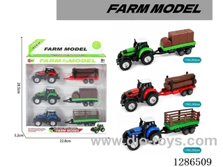 Free Wheel Alloy Cars 3PCS