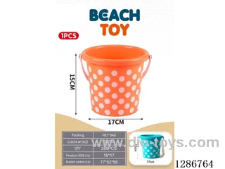 Medium Heat-Transfer Beach Bucket, 2 colors