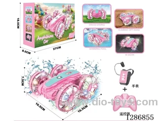 RC Amphibious Car with light(Dual-Controller Version)included battery