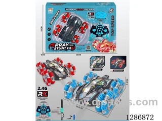 2.4G RC Stunt Car with Dual Remote Controls/ Lights(GCC)included battery