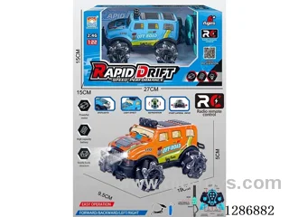 1:22 9ch RC Dual-Remote Control Stunt Car with light(GCC)included battery