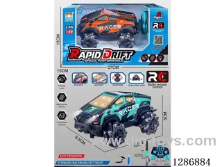1:22 9ch RC Dual-Remote Control Stunt Car with light(GCC)included battery