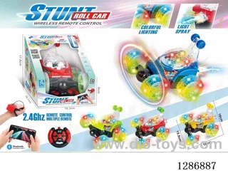 2.4G RC car with Spray/Mini Steering Wheel/ Smartphone Remote Control (Dual Remote Control)