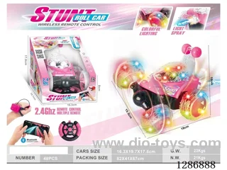 2.4G RC car with Spray/Mini Steering Wheel/Smartphone Remote Control (Dual Remote Control)