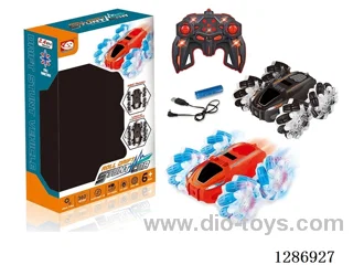 2.4G 11ch Dual-Remote RC Stunt car with music (Battery Included)