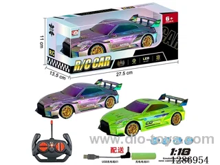 27MHZ 4ch rc car with light included battery