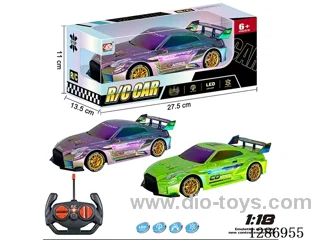27MHZ 4ch rc car with light not included battery