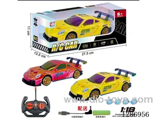 27MHZ 4ch rc car with light included battery