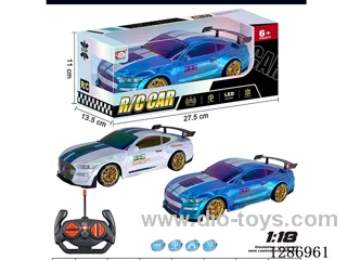 27MHZ 4ch rc car with light not included battery