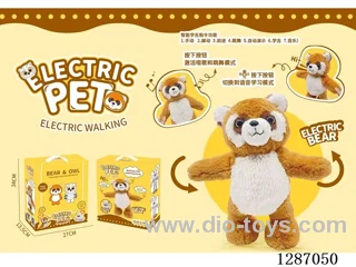 Smart Voice-Activated Plush Dog (Repeat/Music)