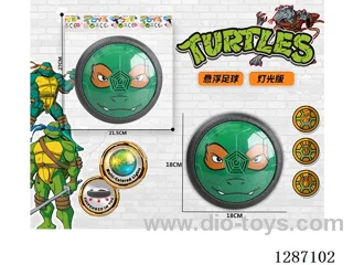 Teenage Mutant Ninja Turtles Floating Soccer Ball (Colorful Lights Edition)