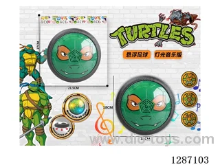 Teenage Mutant Ninja Turtles Floating Soccer Ball (Colorful Lights & Music Edition)