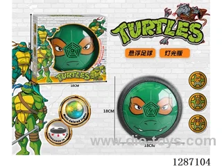 Teenage Mutant Ninja Turtles Floating Soccer Ball (Colorful Lights Edition)