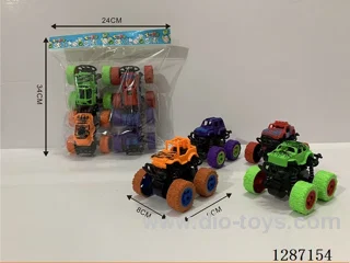 inertia car 4PCS 4 colors/styles