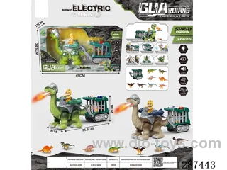Spray Mech - Brachiosaurus + Trailer Cage W L/M (Not Included Battery) 2 Colors
