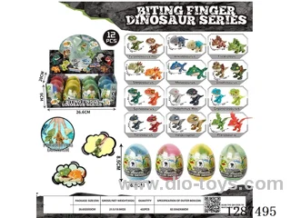 Hand-biting dinosaur-dinosaur egg 12PCS
