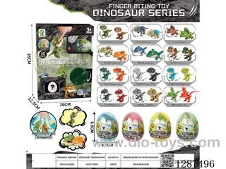 Hand-biting dinosaur-egg twister