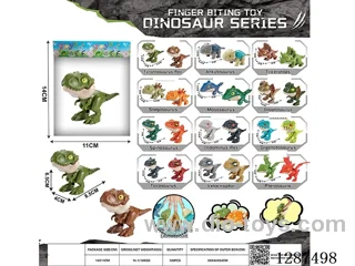Hand-biting dinosaur