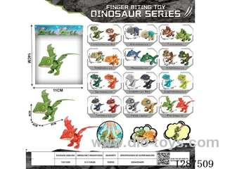 Hand-biting dinosaur