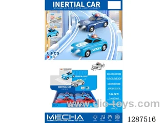 inertia police car W L/M 6PCS included battery