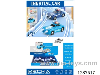 inertia police car W L/M 6PCS included battery