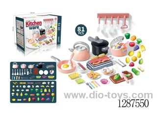 Pink and Green Kitchen Play Set