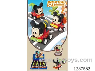 Inertia Mickey Toy Cars 12PCS