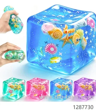 5.5cm 2.17inch Ice Cube Squishy Squeeze Toys