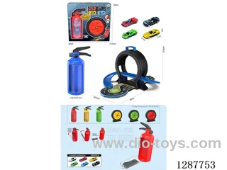 Fire Extinguisher Tire + 4 alloy Cars