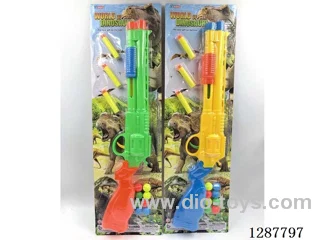 Soft Bullet Ping Pong Ball Gun Set