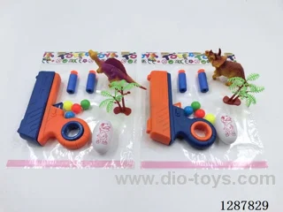Soft Bullet Ping Pong Ball Gun Set
