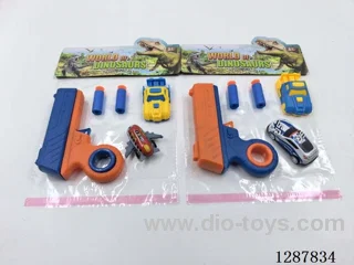 Soft Bullet Ping Pong Ball Gun Set