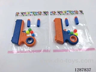 Soft Bullet Ping Pong Ball Gun Set