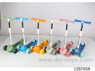 Scooter - Disassemblable model, 4-position height adjustment - Pink/Yellow/Blue/Green
