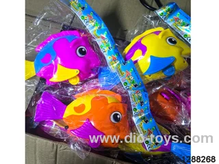 pull string fish with light in OPP bag