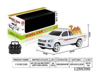 1:14 4ch RC car with light not includedbattery (with Camel)
