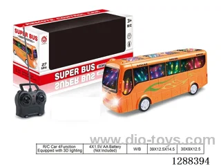 4ch RC car with 3D light not included battery