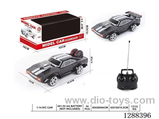 4ch RC car with light not included battery