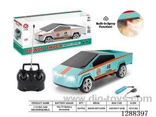 1:12 4ch RC car with light/spray included battery